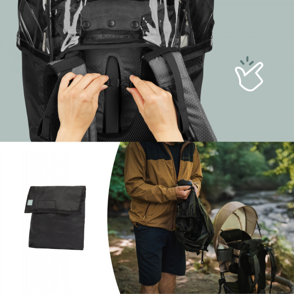 Housse de pluie porte bébé moov & hike Babymoov