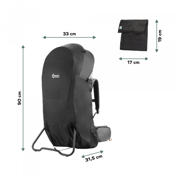 Housse de pluie porte bébé moov & hike Babymoov