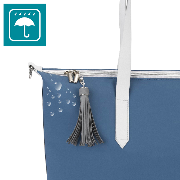 Sac à langer champs-elysees bleu minéral Babymoov