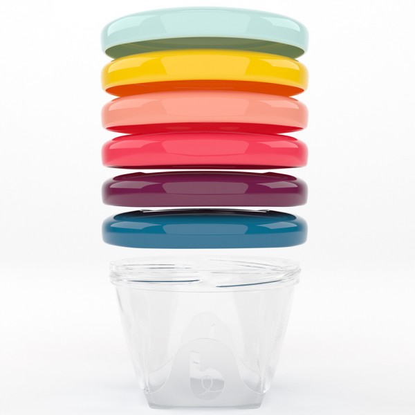 Lot de 6 pots de conservation babybols 180ml Babymoov