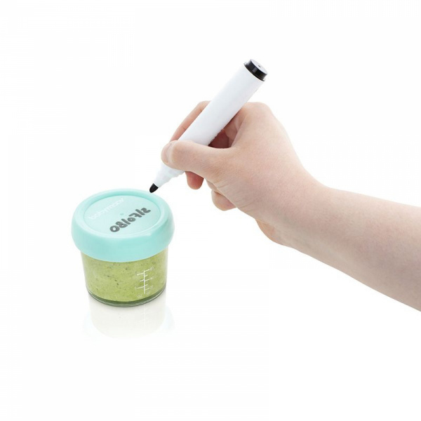 Lot de babybols en verre 4x220ml et 4x100ml + petit livret de recette bio Babymoov