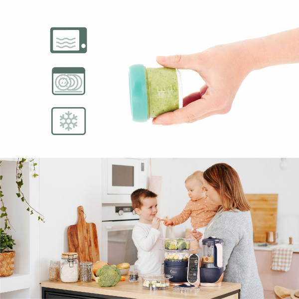 Lot de 4 babybols en verre 220ml Babymoov