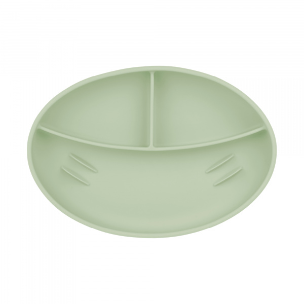 Assiette compartimentée bébé en silicone Babymoov