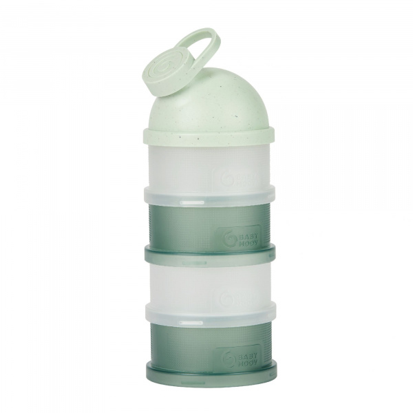 Pack chauffe biberon nomade moov and feed vert sauge + boîte doseuse babydose Babymoov
