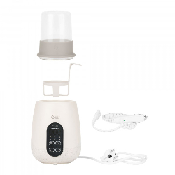 Chauffe biberon stérilisateur nomade nutrismart+ mineral beige Babymoov
