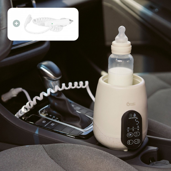 Chauffe biberon stérilisateur nomade nutrismart+ mineral beige Babymoov