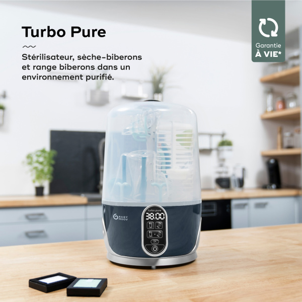 Stérilisateur purificateur biberon turbo pure Babymoov