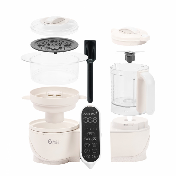 Robot de cuisine nutribaby+ industrial grey Babymoov