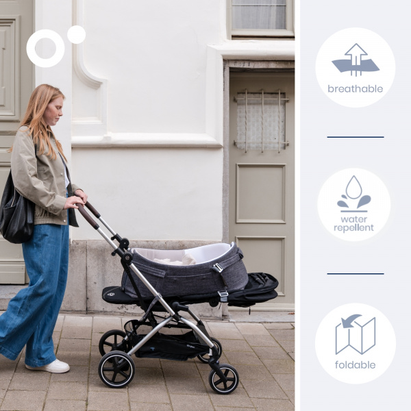 Couffin bébé nest & go grey Babymoov