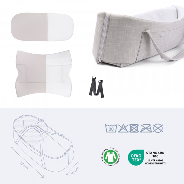 Couffin bébé nest & go sand Babymoov