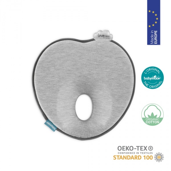 Cale-tête bébé lovenest original smokey Babymoov