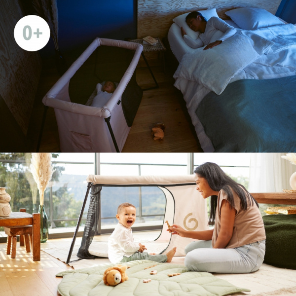 Lit parapluie moov and sleep sable Babymoov