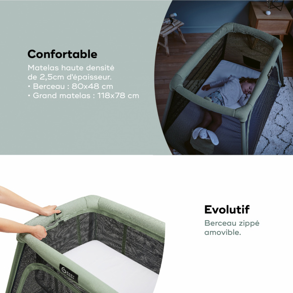 Lit parapluie moov and comfy Babymoov