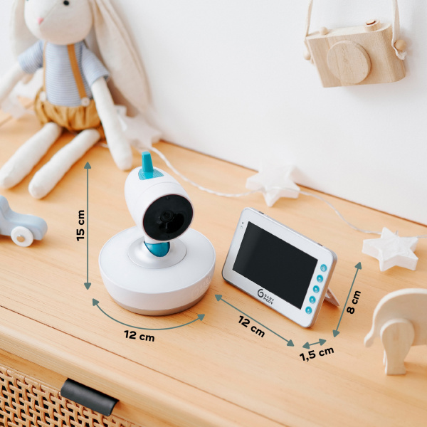 Babyphone vidéo yoo moov motorisé 360° Babymoov