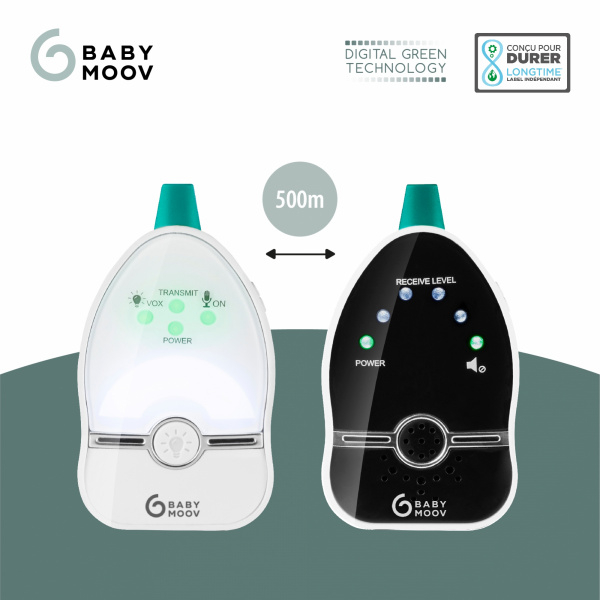 Babyphone audio easy care 2019 avec veilleuse Babymoov