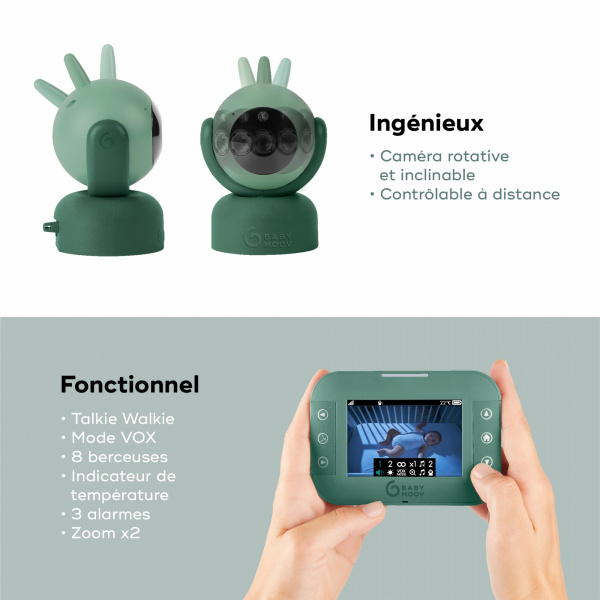 Babyphone vidéo yoo twist Babymoov