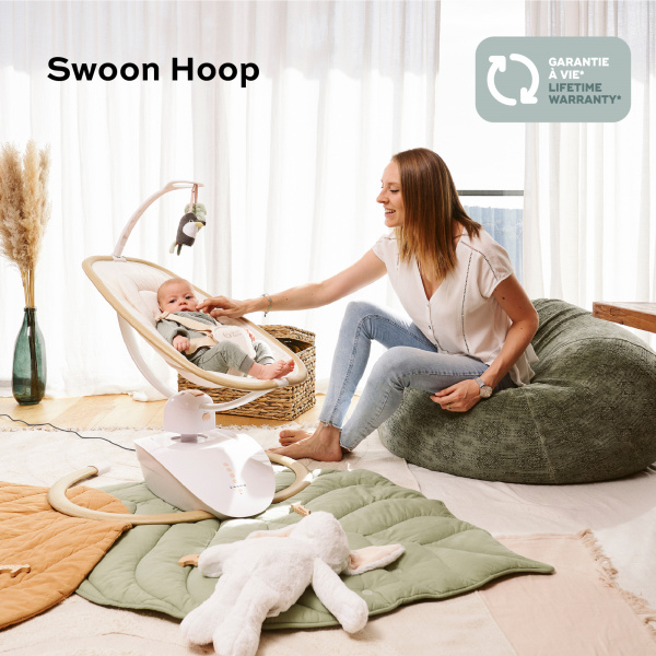Balancelle bébé électrique swoon hoop sand Babymoov