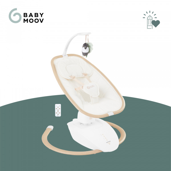 Balancelle bébé électrique swoon hoop sand Babymoov