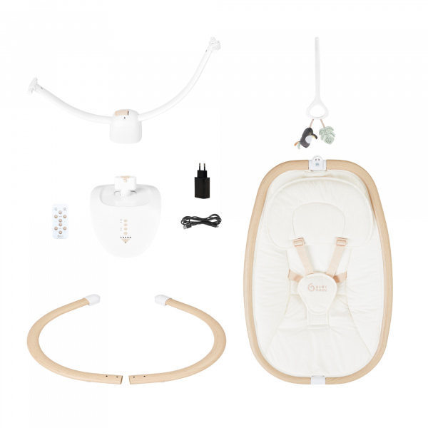 Balancelle bébé électrique swoon hoop sand Babymoov