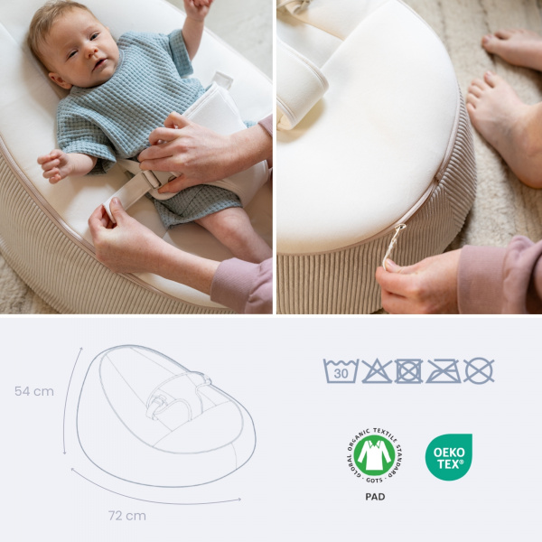 Transat bébé doomoo seat'n grow sand Babymoov