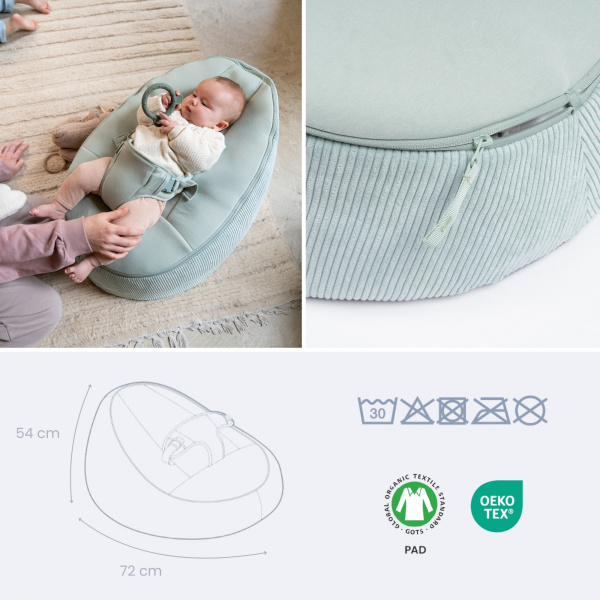 Transat bébé doomoo seat'n grow green Babymoov