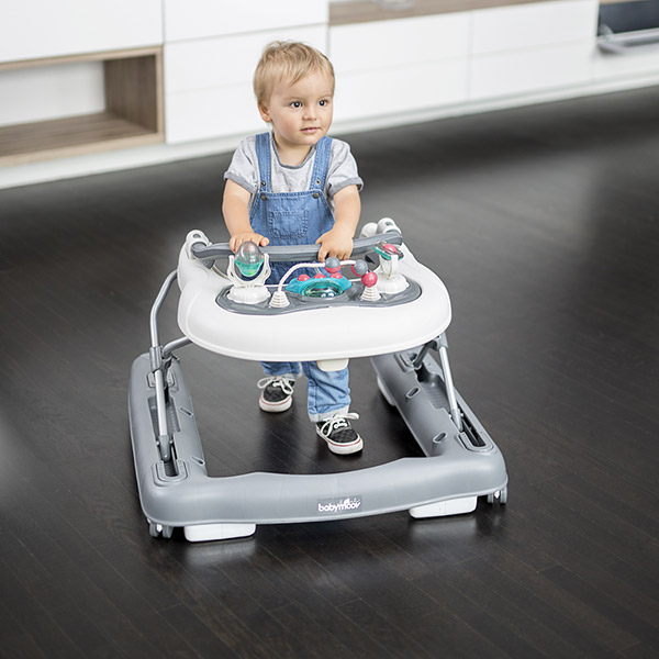 Trotteur bébé 2 en 1 zinc Babymoov