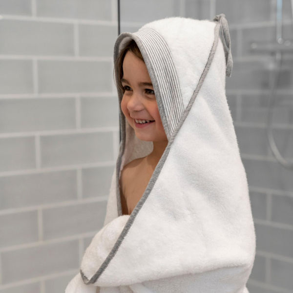 Cape de bain dry'n play white Babymoov