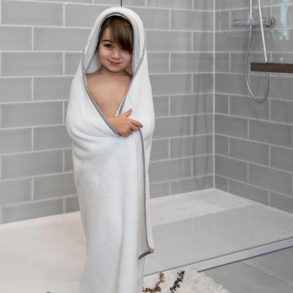 Cape de bain dry'n play white Babymoov