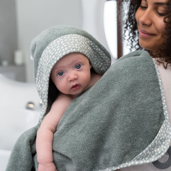 Cape de bain dry'n play green Babymoov