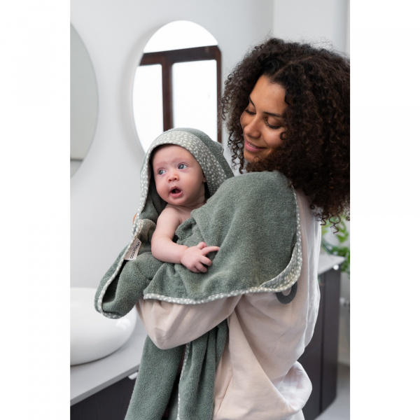 Cape de bain dry'n play green Babymoov