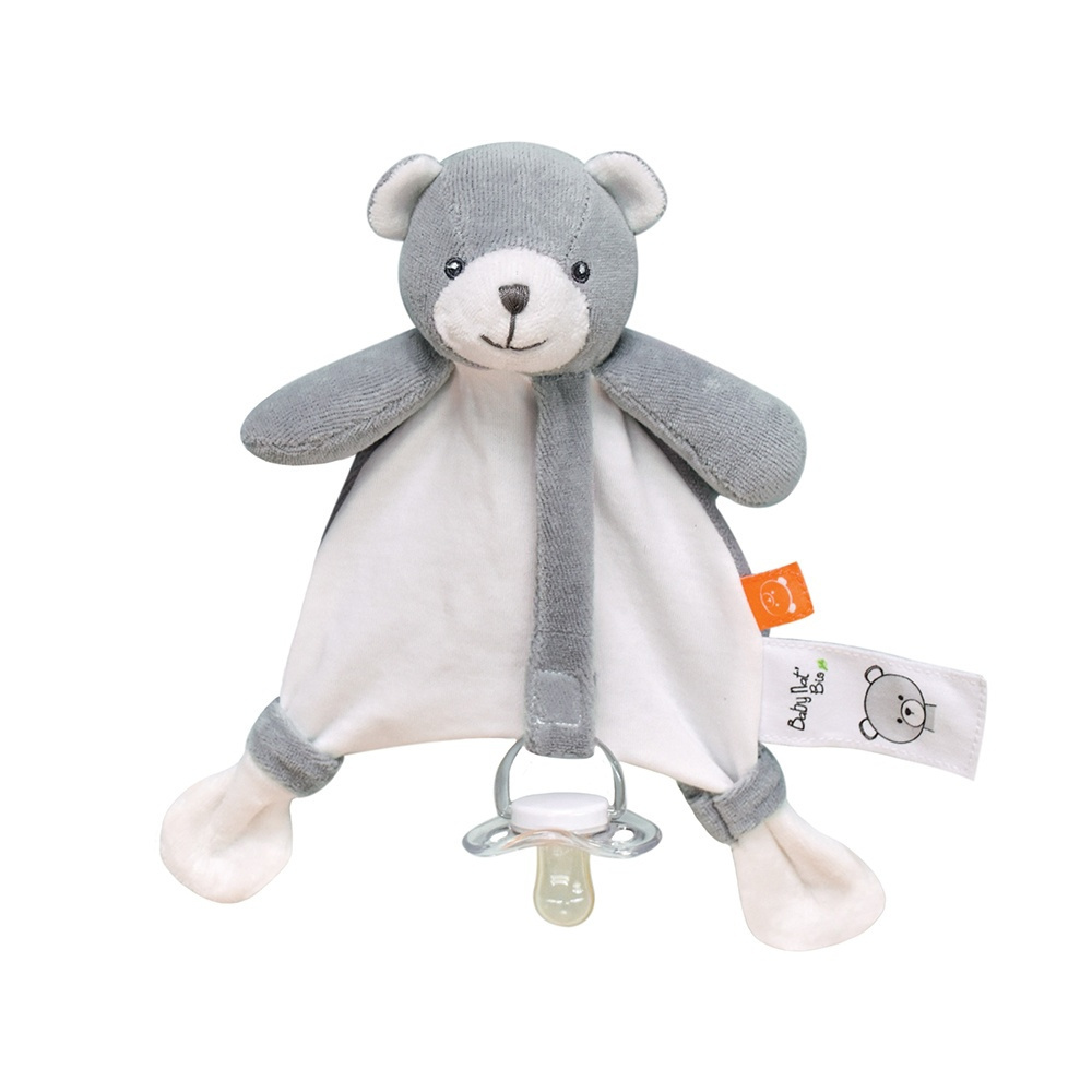 Doudou lapin Poupi marine personnalisé