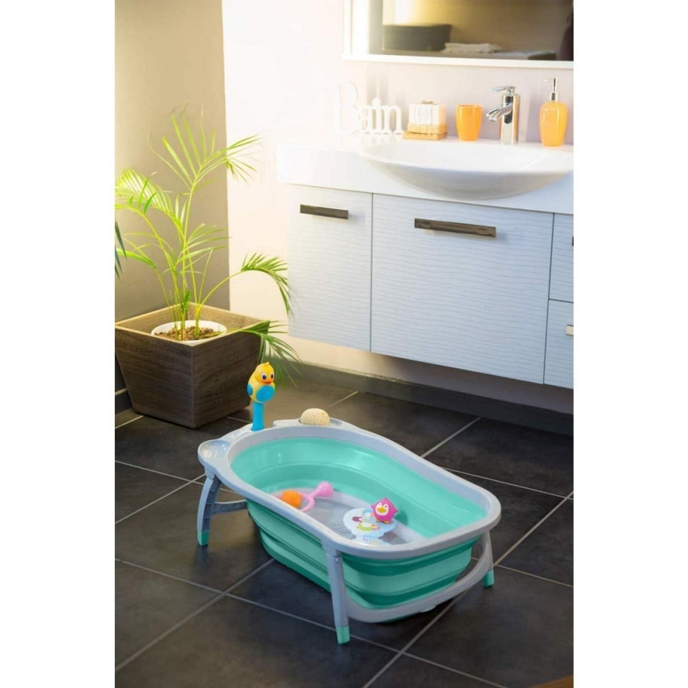 Baignoire bébé pliable bleu de Babysun sur allobébé