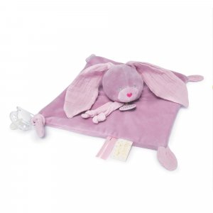 Doudou lapin lili cassis Babynat