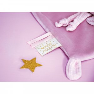 Doudou lapin lili cassis Babynat