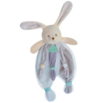 Doudou lapin poupi nature