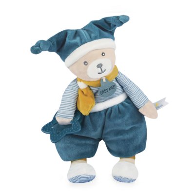 Pantin d'activités polochon bleu