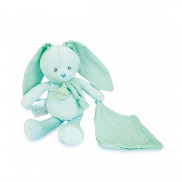 Les imparfaits - doudou lapin avec pantin diabolo menthe Babynat