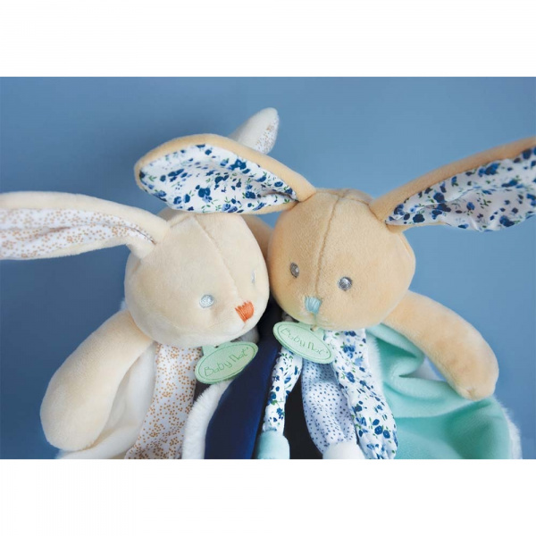 Doudou lapin poupi marine Babynat