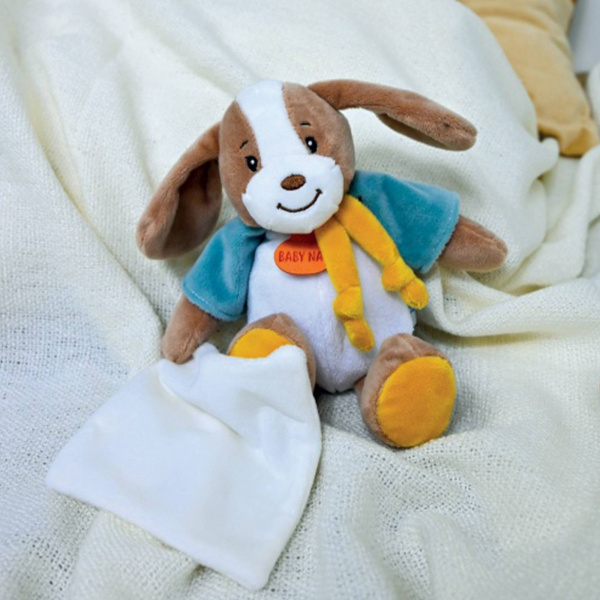 Pantin avec doudou lucien le chien Babynat