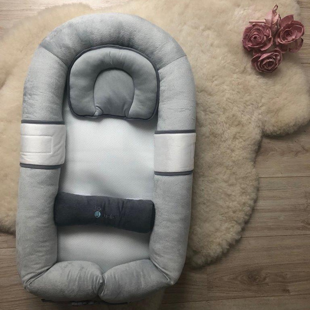 Reducteur De Lit Bebe Gris De Bo Jungle Sur Allobebe