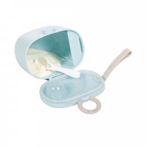 Boîte poudre nomade bleue Bo jungle