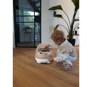 Petit pot ourson rose poudré Bo jungle