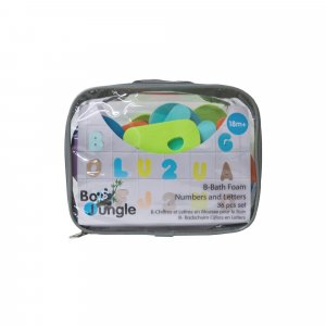 Chiffres et lettres en mousse Bo jungle
