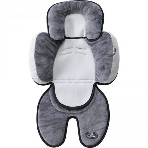 Coussin réducteur de lit 3 en 1 blanc et gris Bo jungle