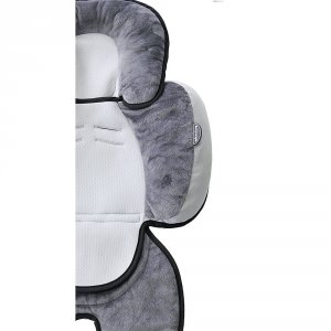 Coussin réducteur de lit 3 en 1 blanc et gris Bo jungle