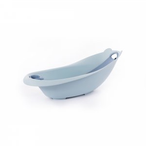 Baignoire ourson bleu pastel + support de baignoire Bo jungle