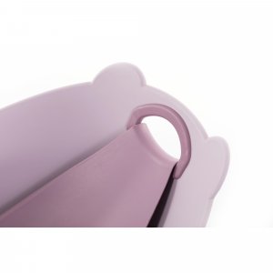 Baignoire ourson rose pastel + support de baignoire Bo jungle