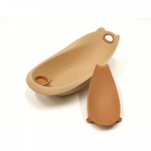 Baignoire ourson terracotta + support de baignoire Bo jungle