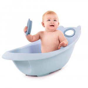 Baignoire bébé ourson bleu pastel Bo jungle