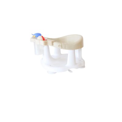 Siège de bain bébé sécurisé avec jouets intégrés dune